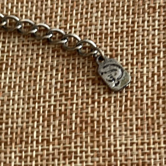 Silvertone multi strand necklace with extension - Picture 9 of 11